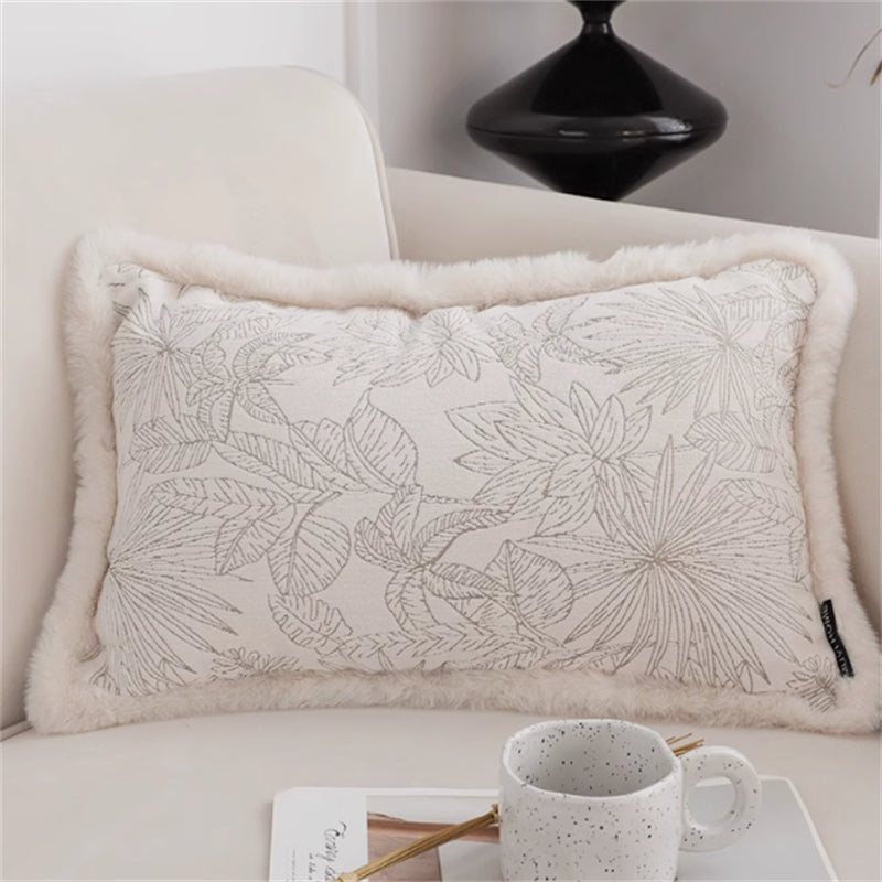 'Plush Luxe' jacquard pillow