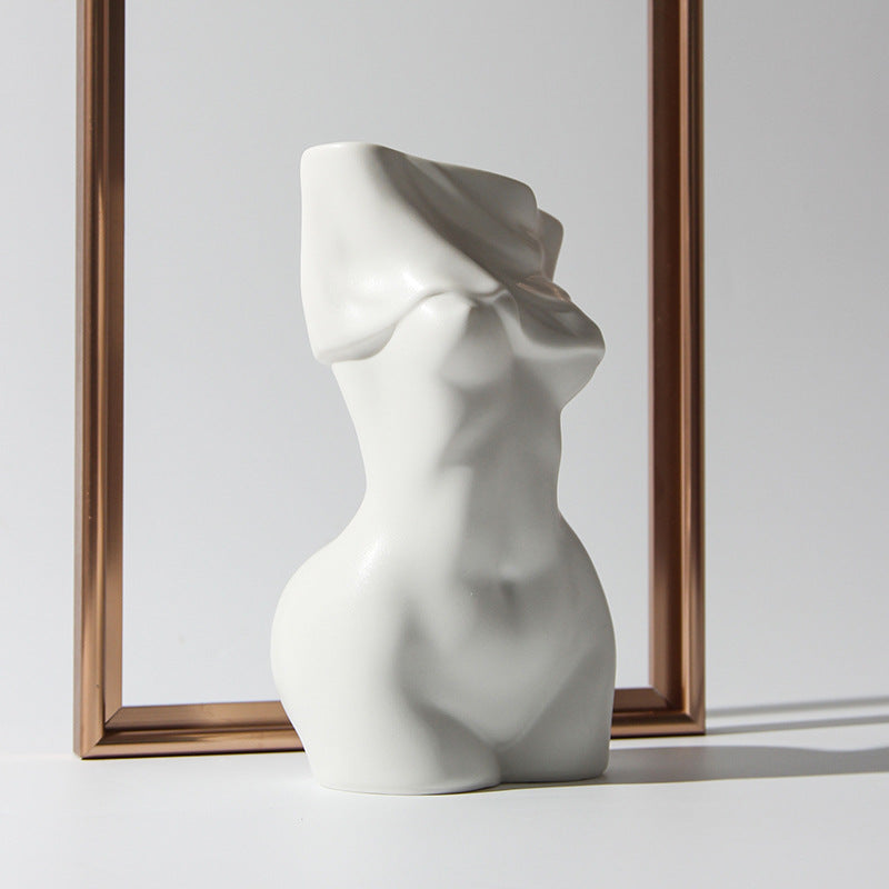 'The Flow' female anatomy ceramic vase