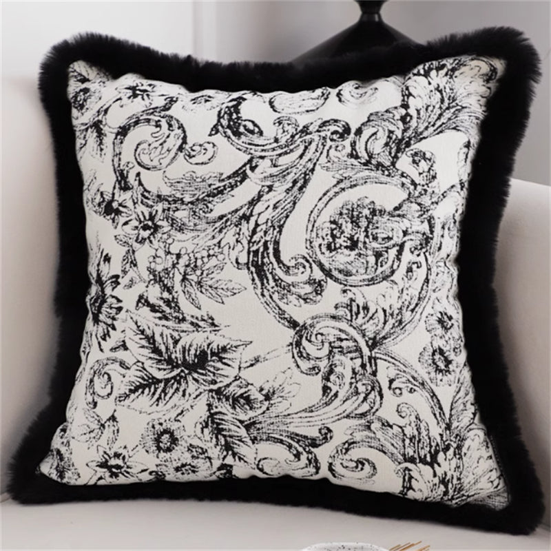 'Plush Luxe' jacquard pillow