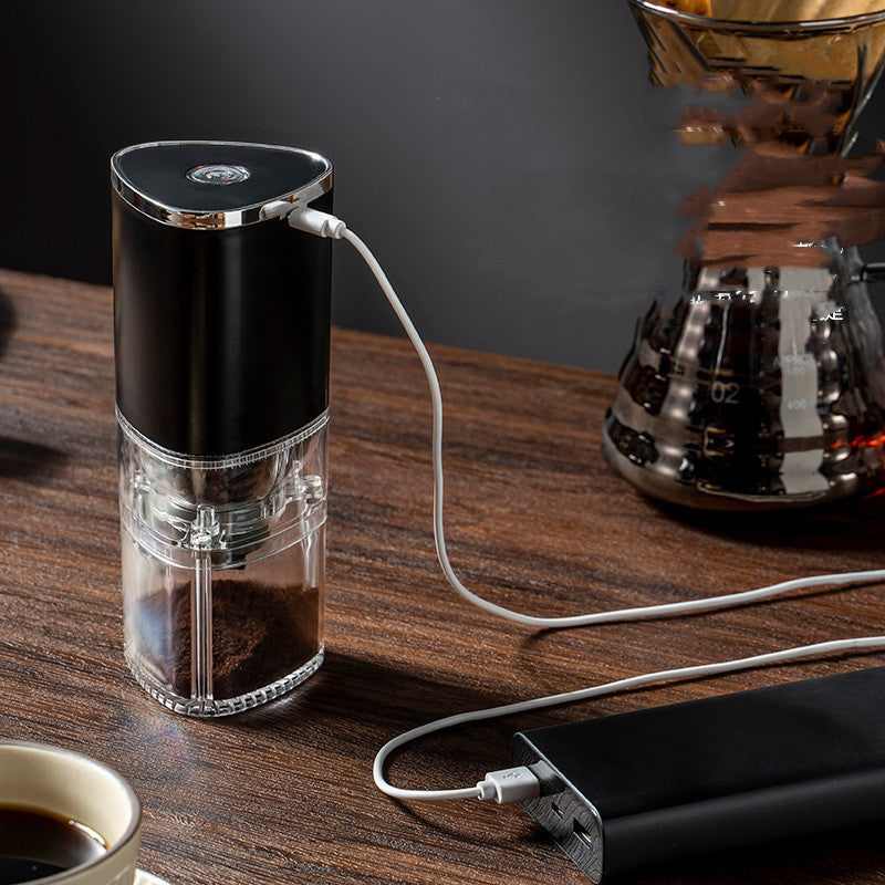 'Grind The Bean' portable electric coffee bean grinder