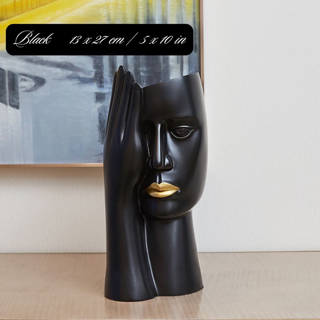 'Hide & Seek' resin vase