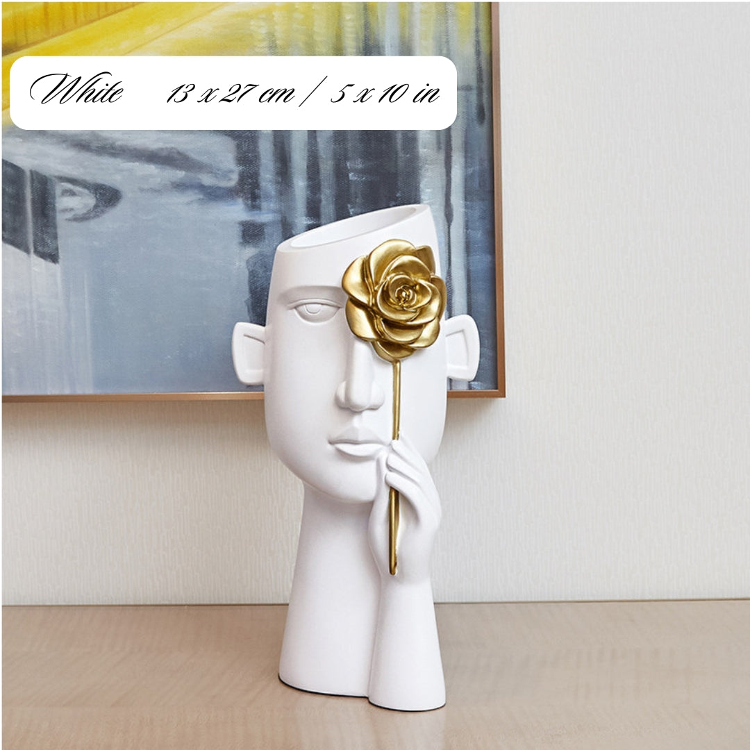 'Hide & Seek' resin vase