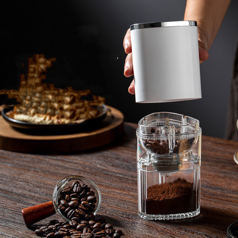 'Grind The Bean' portable electric coffee bean grinder
