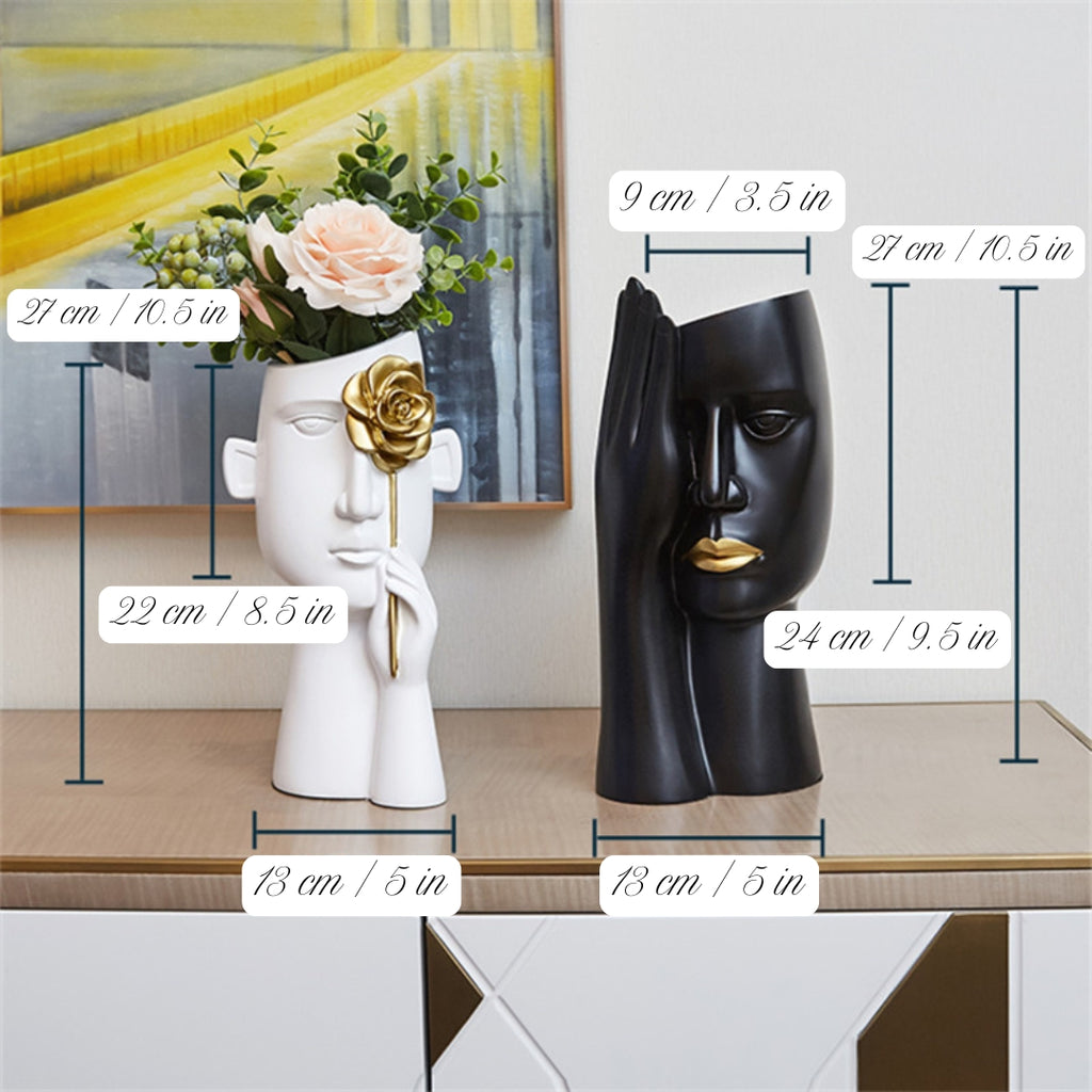 'Hide & Seek' resin vase