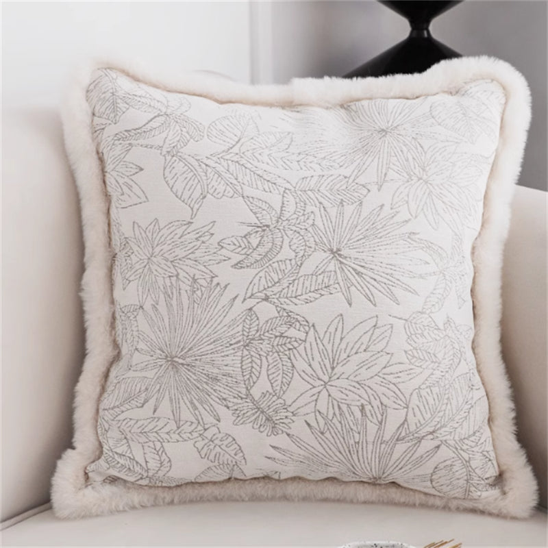 'Plush Luxe' jacquard pillow