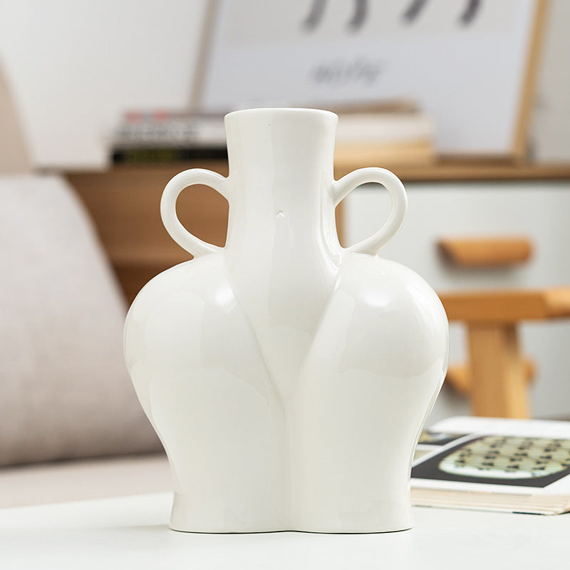 'Double Handles' ceramic vase